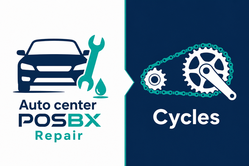 POSBX Repair positioning for auto centers versus cycle workshops